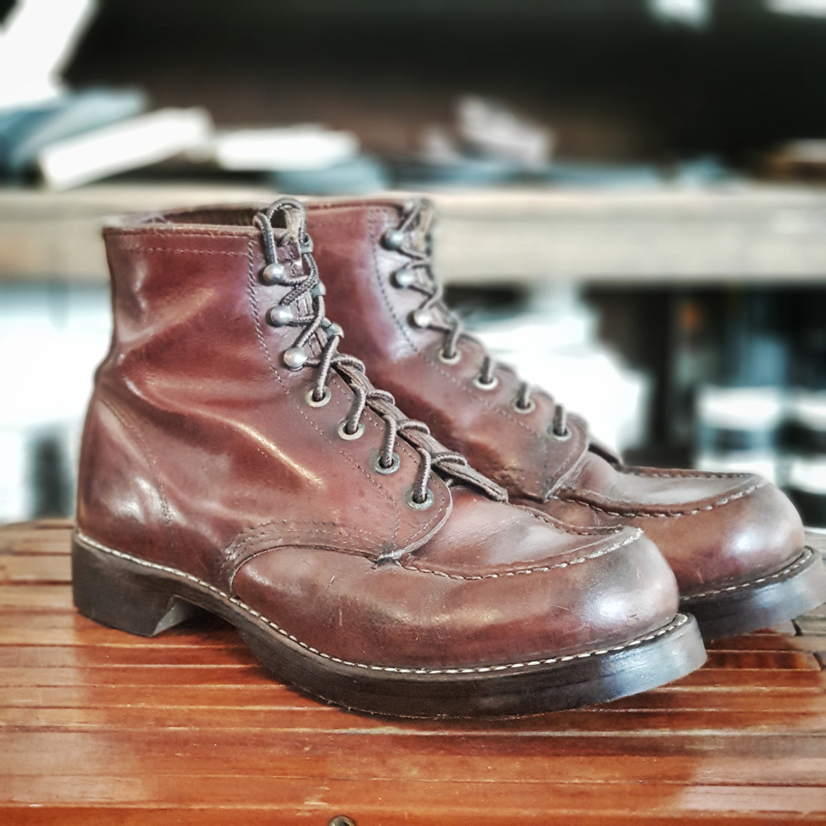 red wing moc toe resole