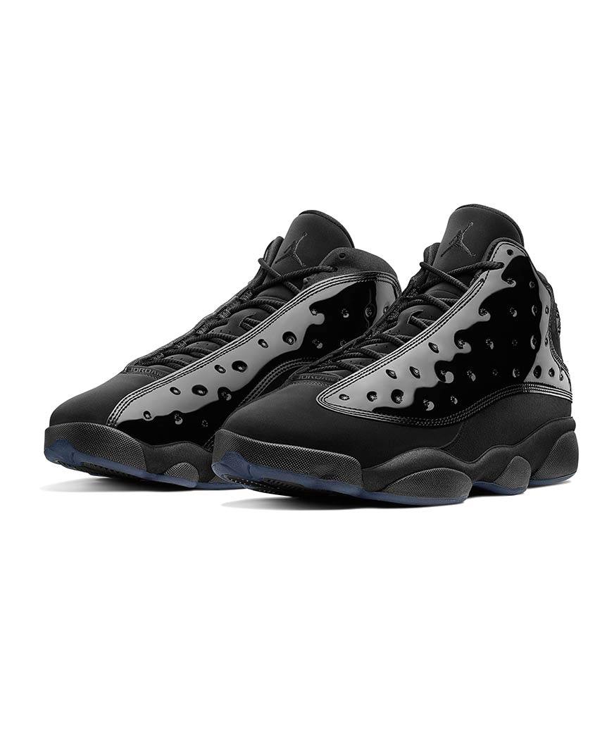 black jordan 13 cap and gown