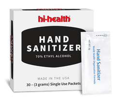 Hi-Health Box of Hand Sanitizer Packets