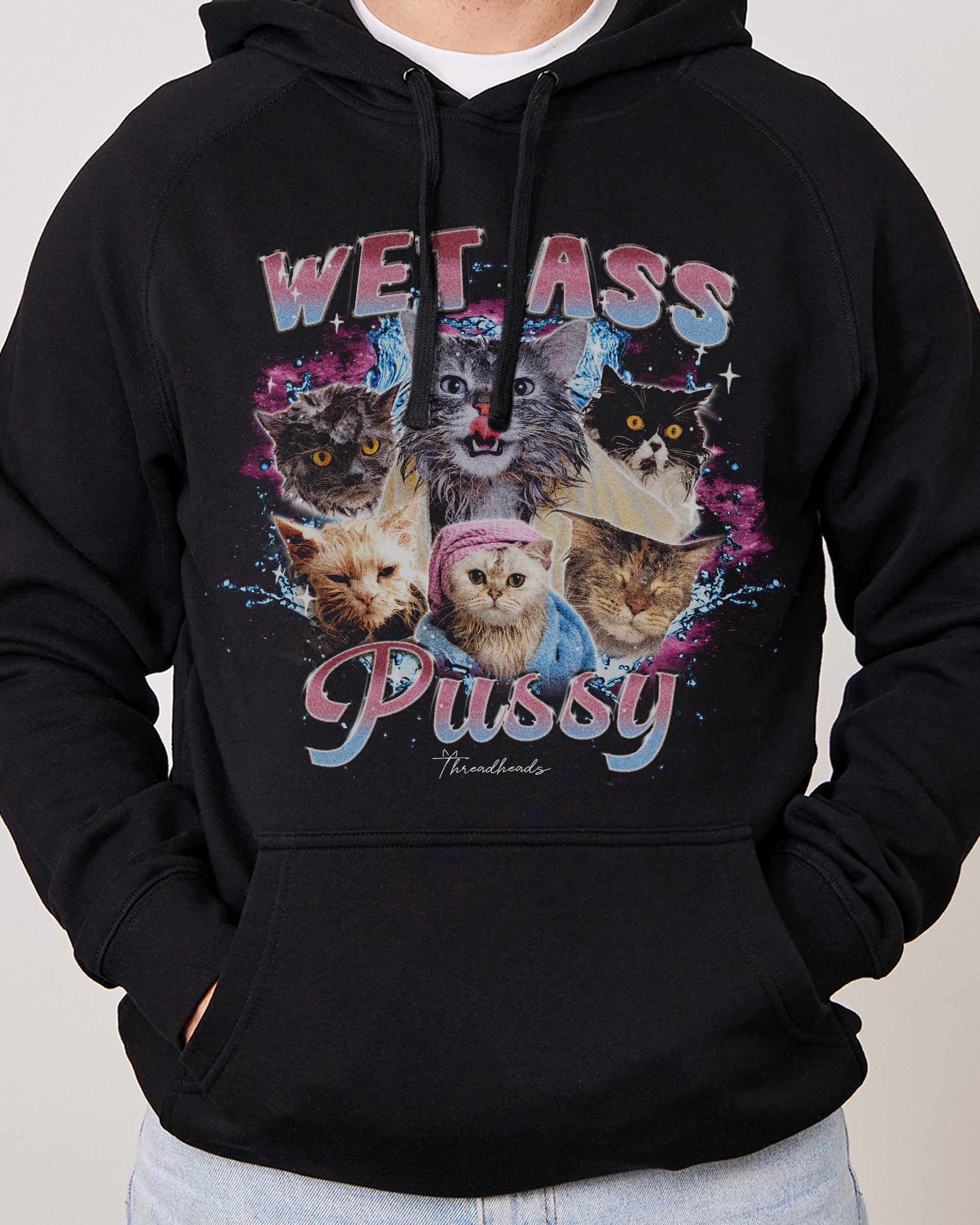 WAP Cat Hoodie Australia Online Black