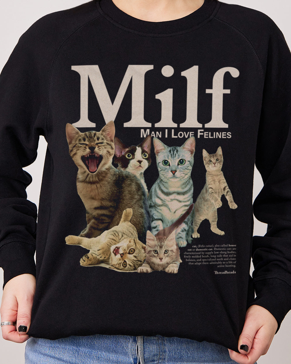 Man I Love Felines Jumper