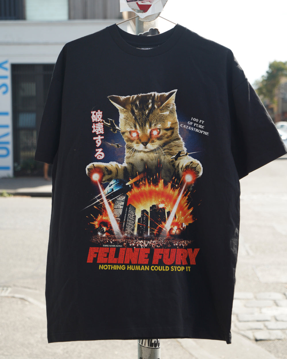 Feline Fury T-Shirt Australia Online Black