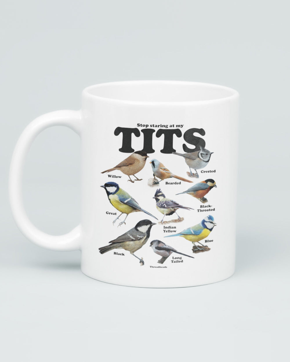 Stop Staring At My Tits Mug