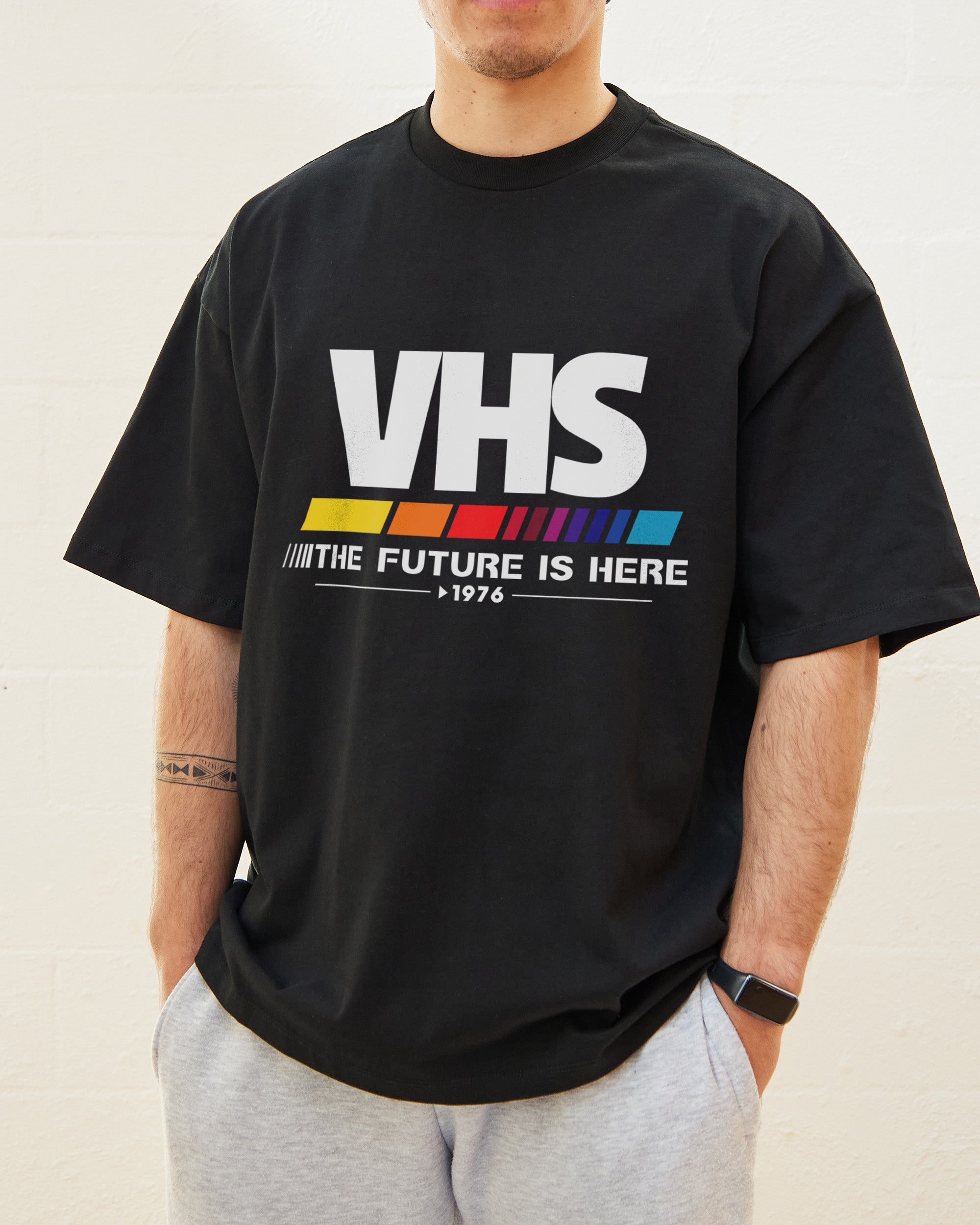 VHS - The Future is Now Oversized Tee