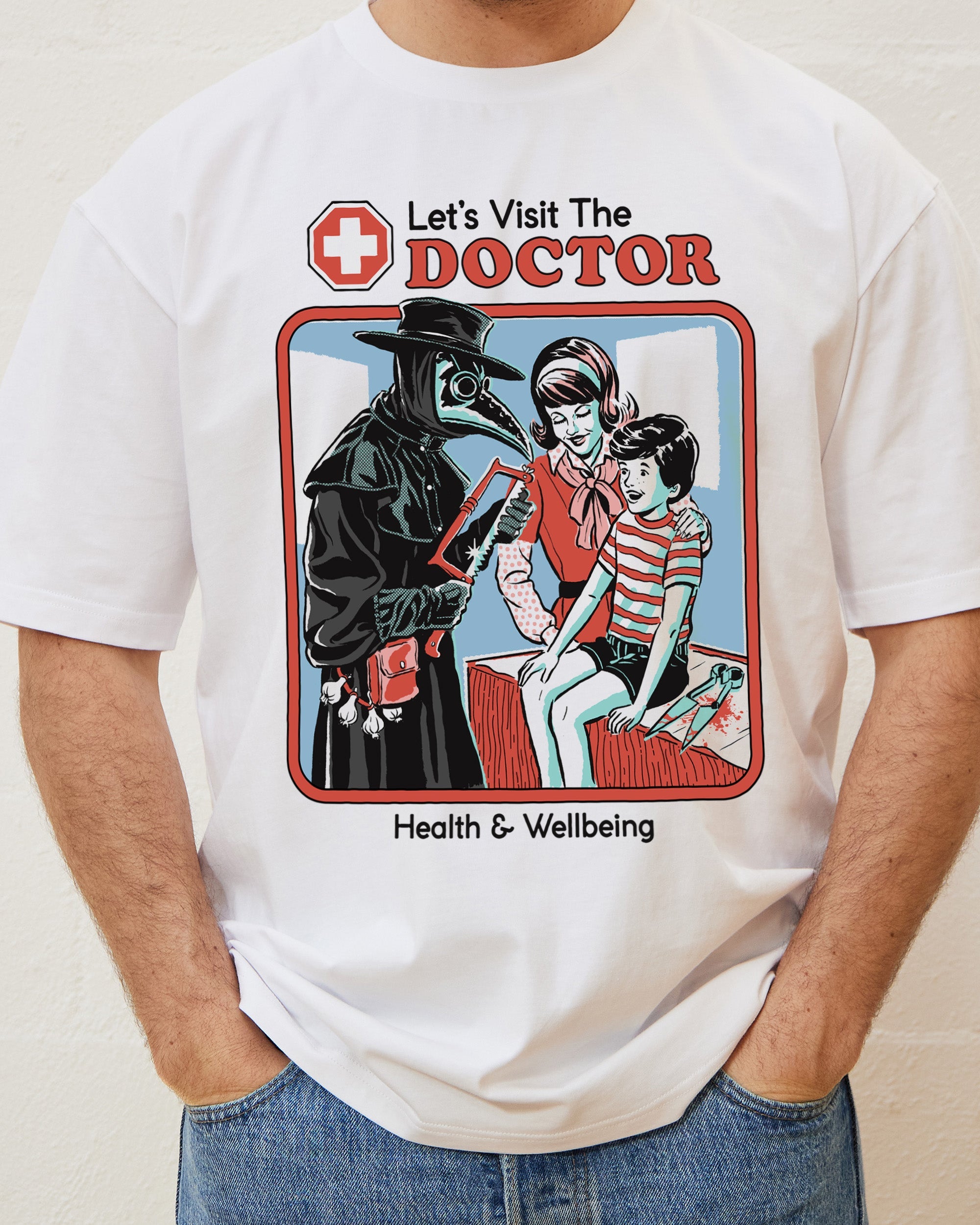 Let's Visit The Doctor T-Shirt Australia Online White