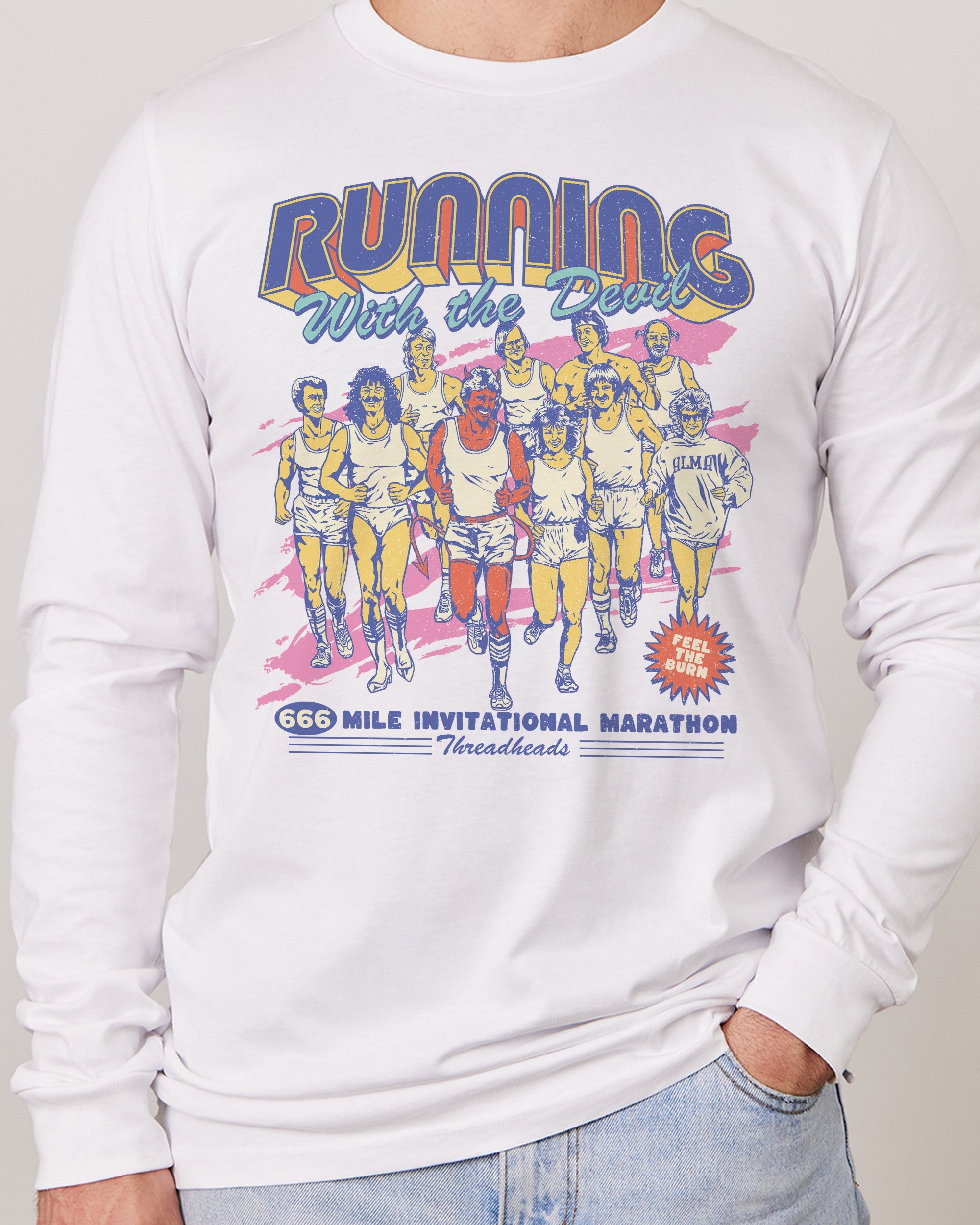 Running with the Devil Long Sleeve Australia Online White