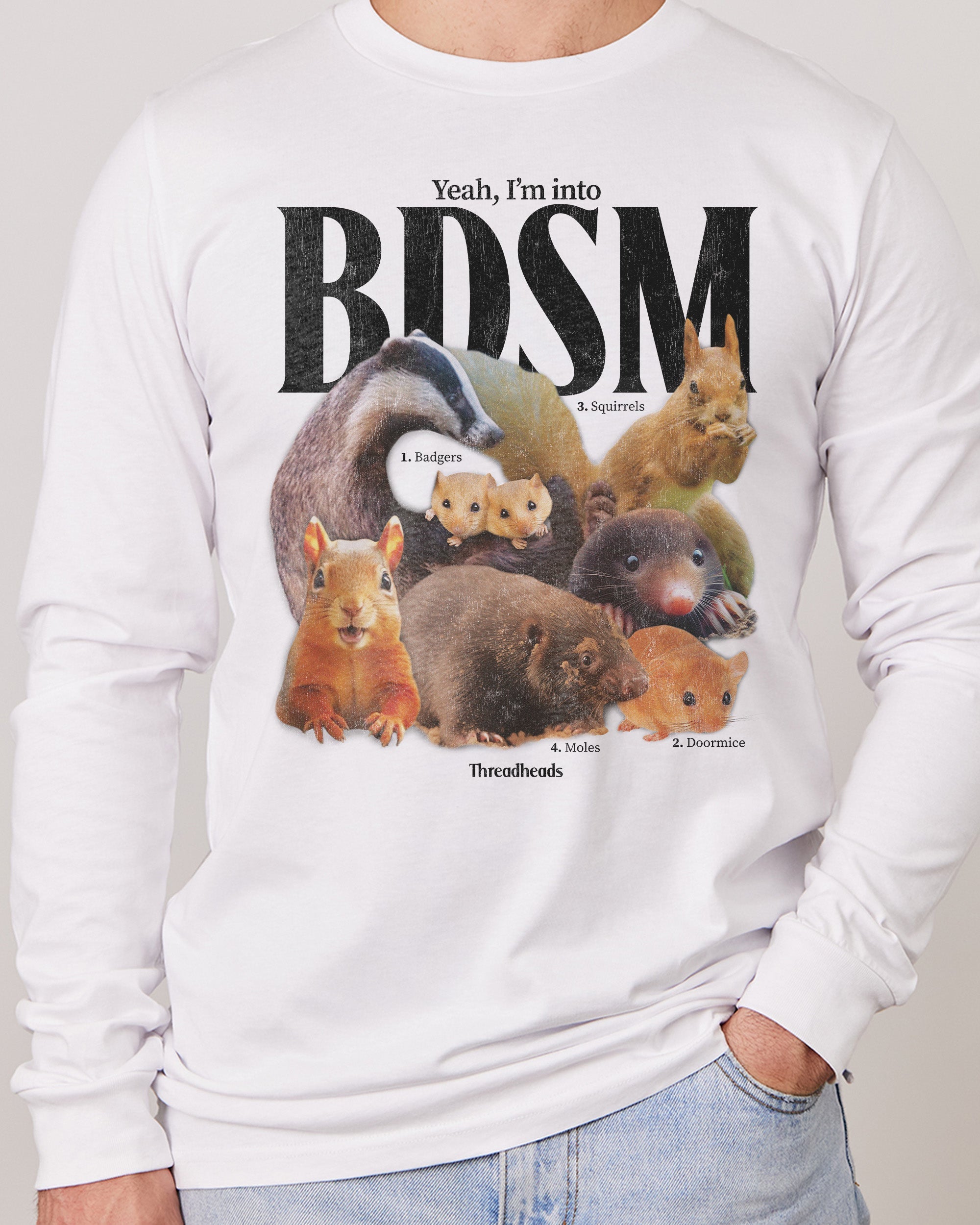 BDSM Long Sleeve Australia Online White