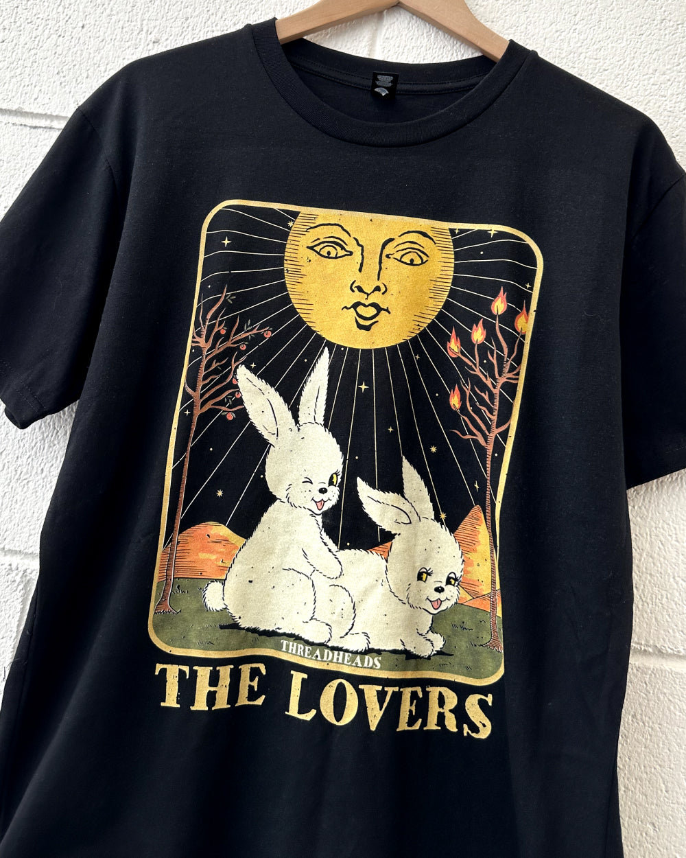 The Lovers T-Shirt Australia Online #colour_black