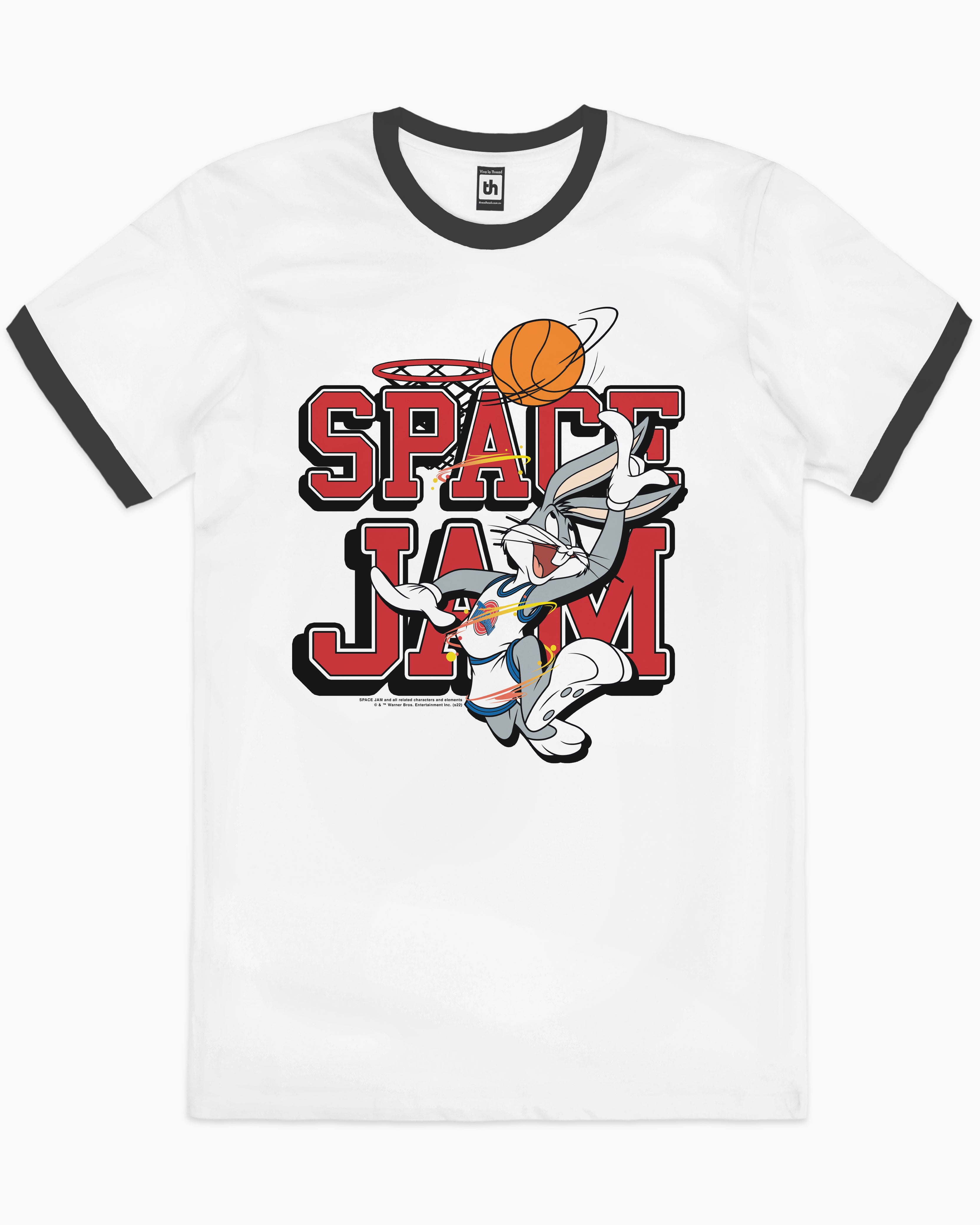 Space Jam Bugs T-Shirt Australia Online #colour_black ringer