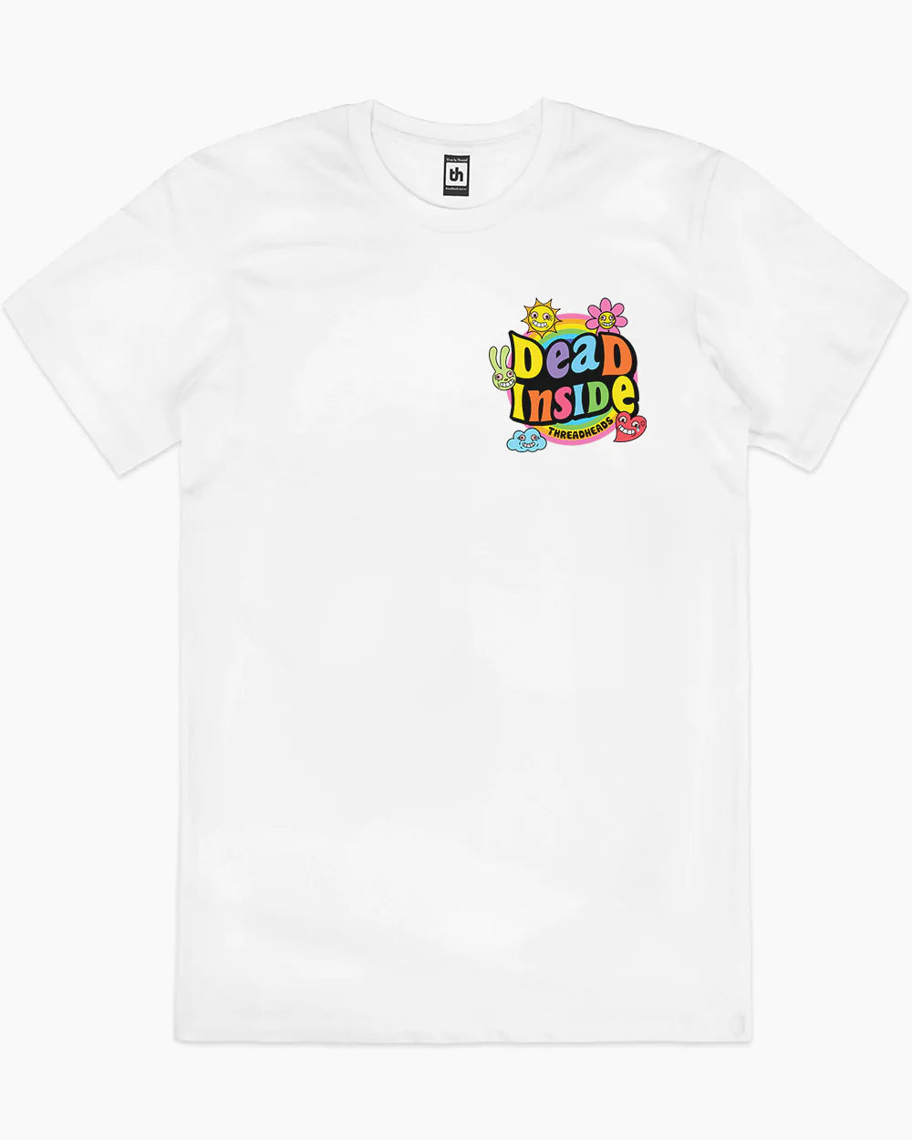 Dead Inside T-Shirt Australia Online #colour_white