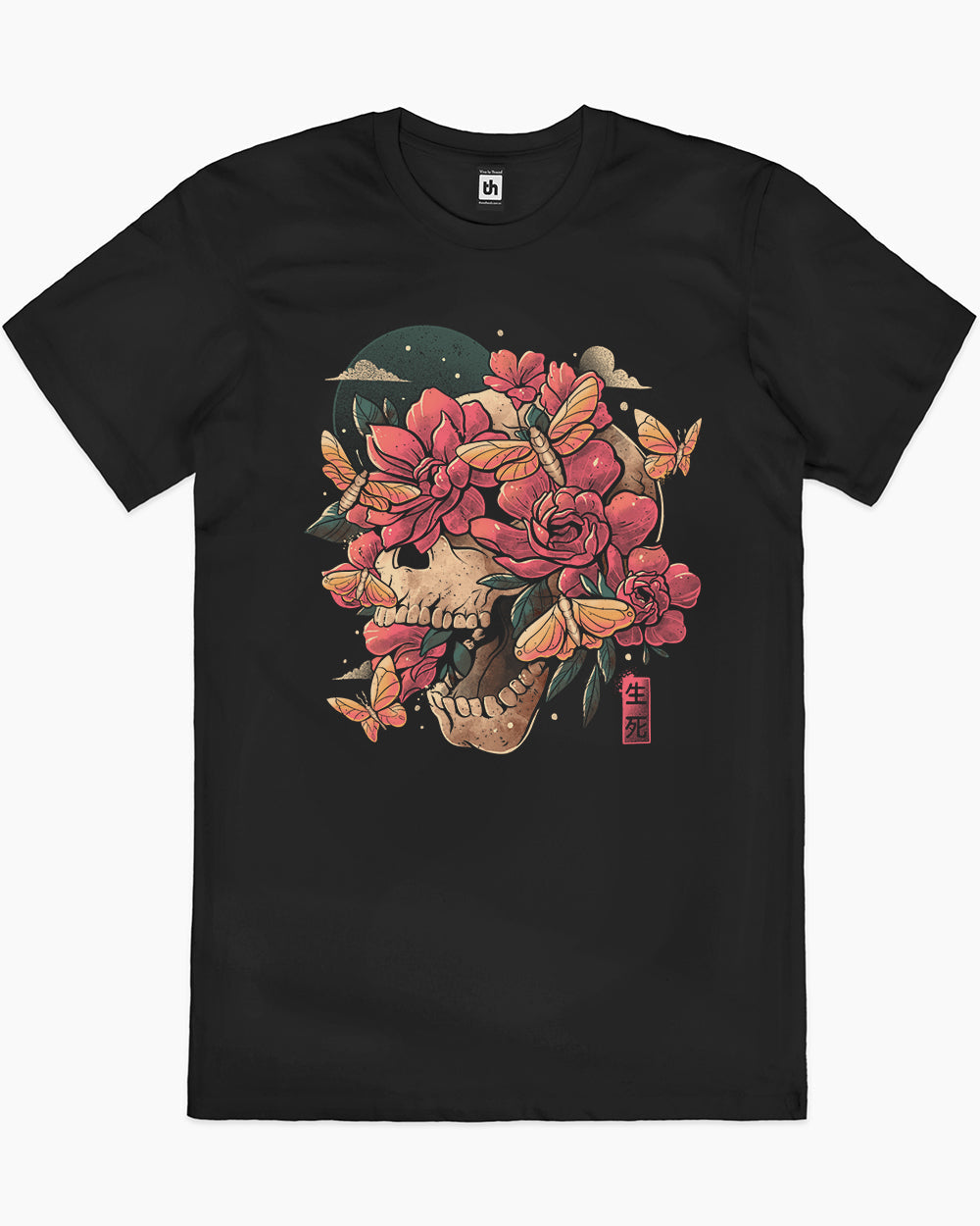 Blossom in Grave T-Shirt Australia Online #colour_black