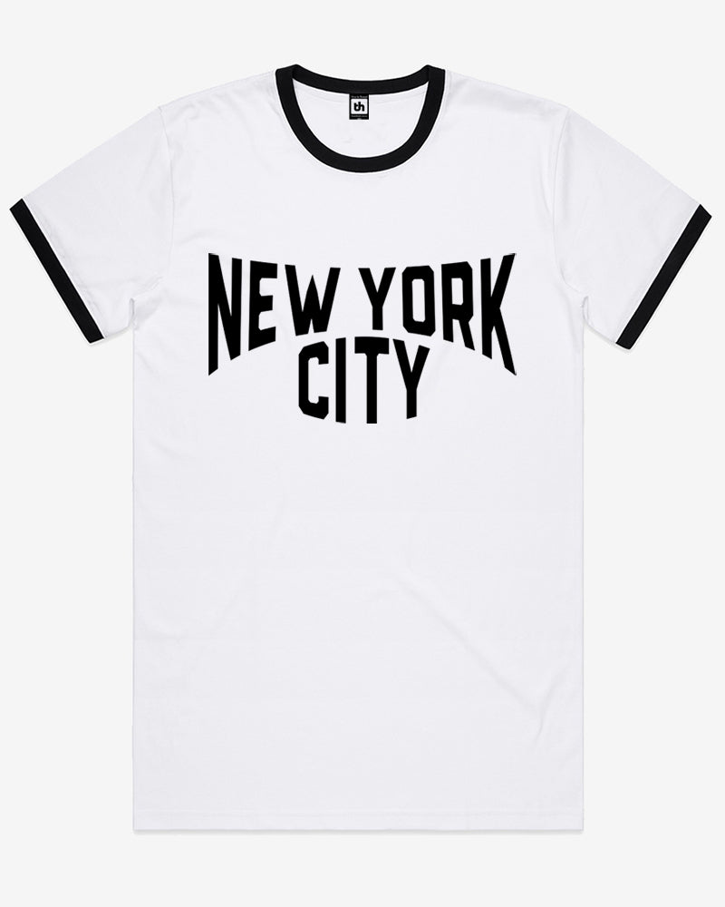 John Lennon's NYC T-Shirt Australia Online #colour_black ringer