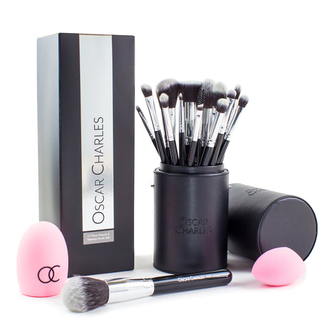 Oscar Charles Professional 15 Piece Makeup brush Set