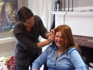 Hair-and-makeup, pre-Bee!