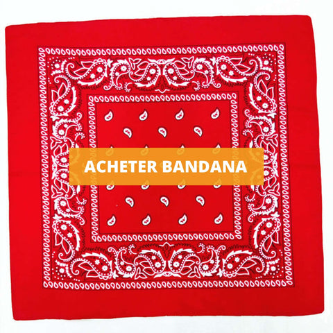 acheter bandana rouge femme royalbandana