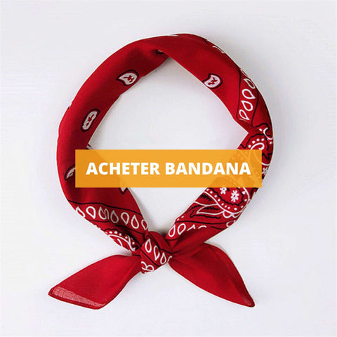 acheter bandana rouge royalbandana