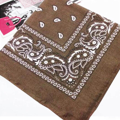 bandana brun motif royalbandana