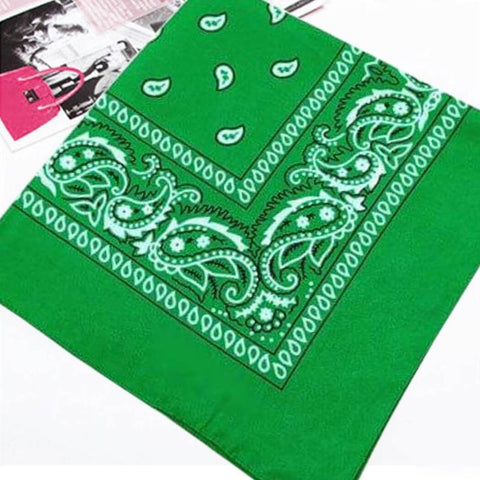 bandana vert motif royalbandana