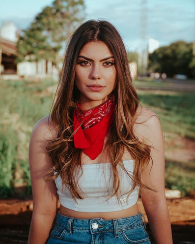 bandana autour du cou femme royalbandana