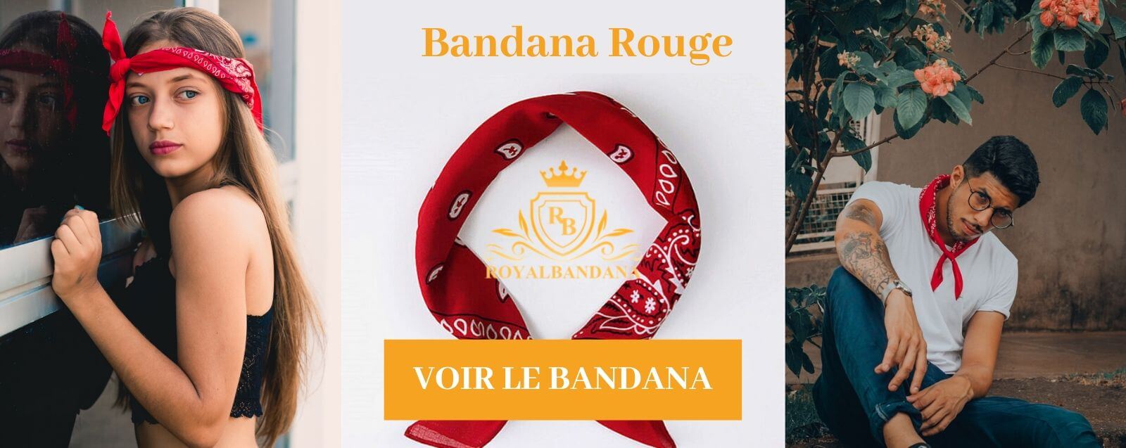 voir bandana rouge royalbandana acheter