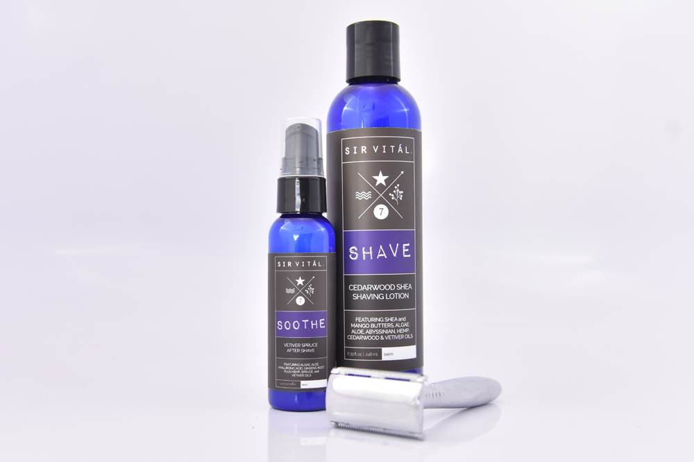 Sir Vital natural Shave Cream and After Shave Lotion