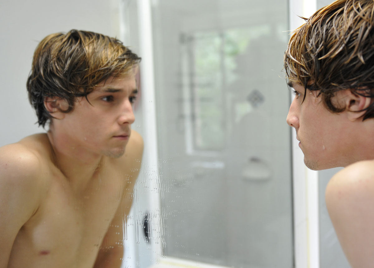 teen boy grooming skin