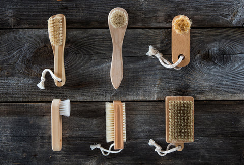dry brushing for holistic health and exfoliation