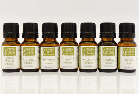 100% Pure & Natural Intensive Face Oil Infusions & Serums