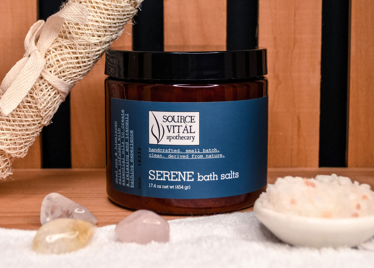 serene bath salts for a deeply relaxing bathing experience
