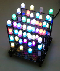 CUBE4: 4x4x4 RGB LED Cube