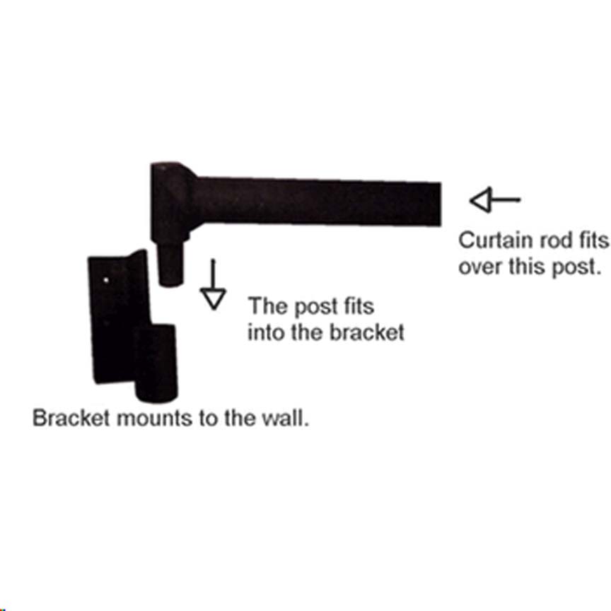 Swinging bracket mirror