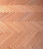 herringbone wood floor