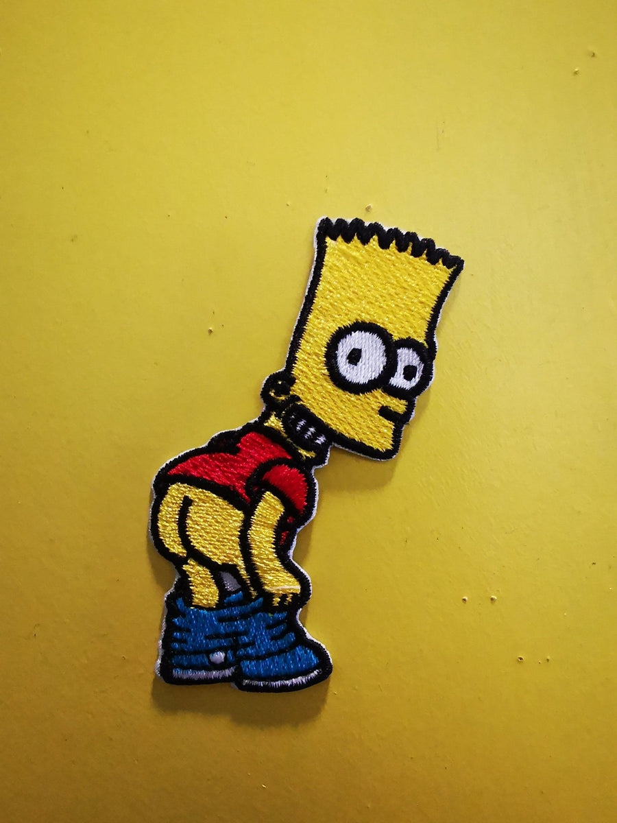 Bart Simpson 3 Embroidered Iron On Patch 