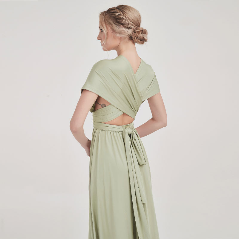 Sage Green Infinity Bridesmaid Dress In 31 Colors Worn To Love 9758