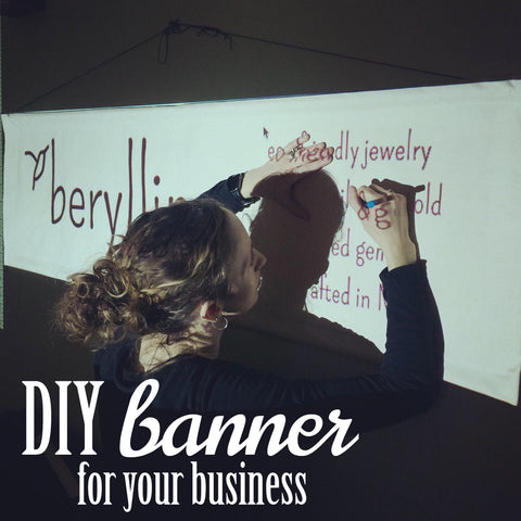 DIY banner for your business