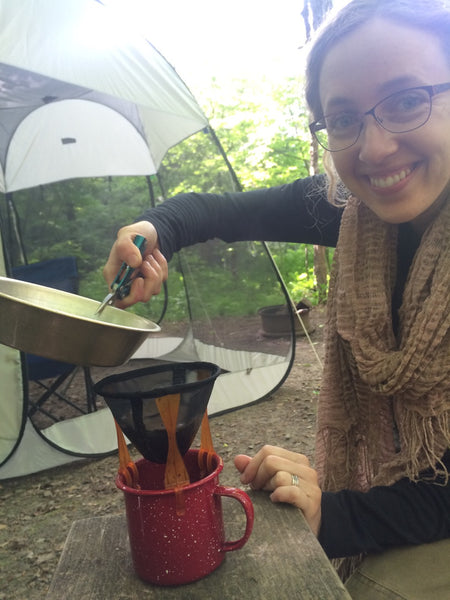 Laurie Lynn enjoying her morning coffee!