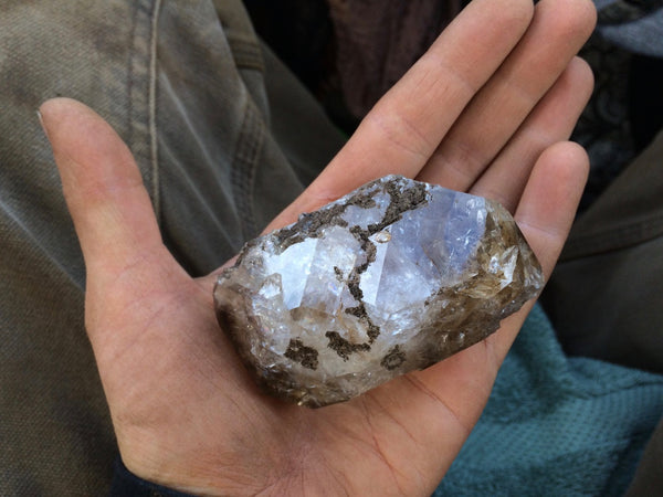 Beryllina finds an Amish Herkimer Diamond
