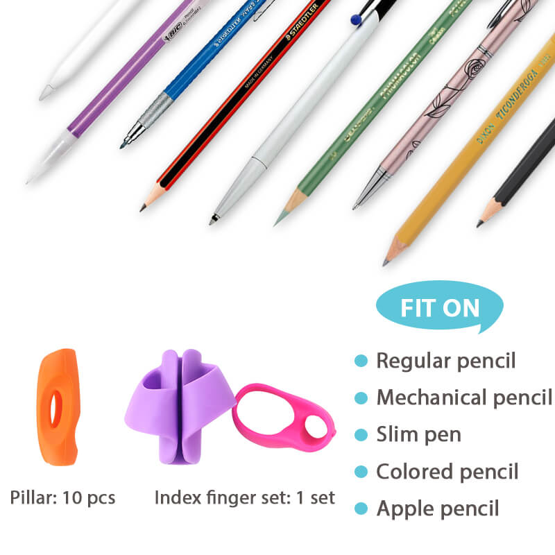 Training Rainbow Pencil Grips For Preschool – Firesara