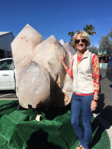 Heather with mineral specimen