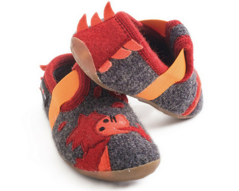 papuci de lana copii gradinita hiphip