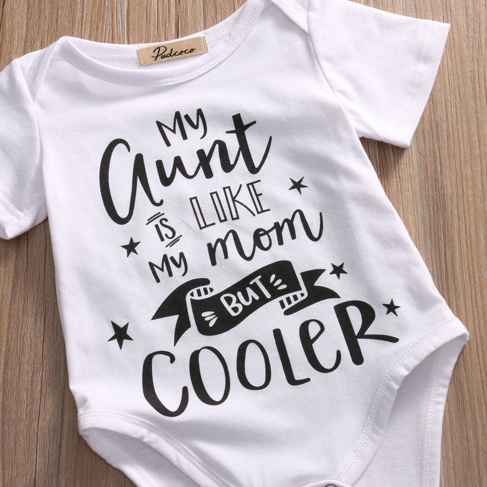 baby girl clothes with aunt sayings