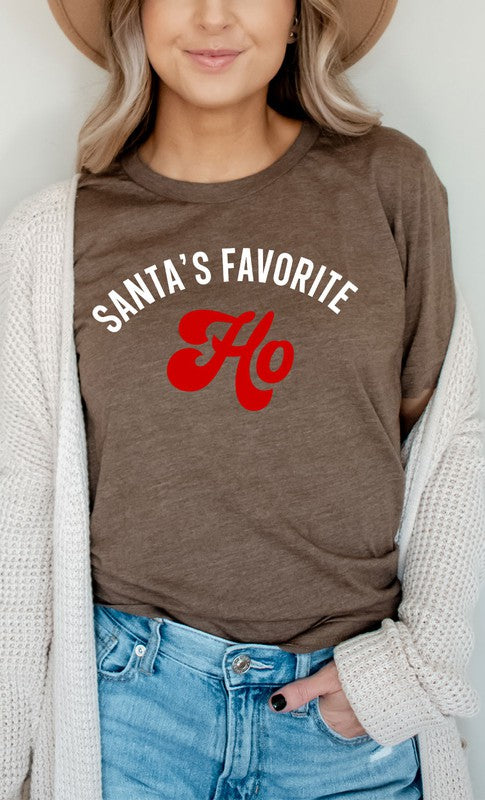 Santa's Fav PLUS SIZE Graphic Tee