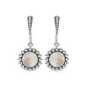 Sterling Silver Maya Collection Earrings