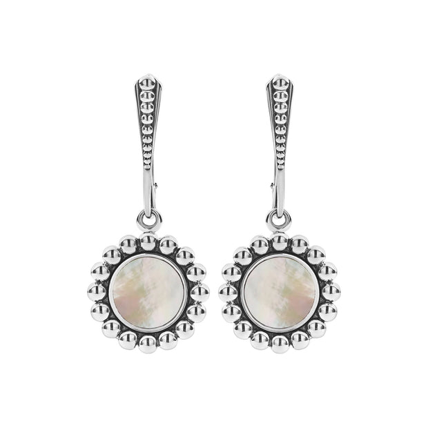 Sterling Silver Maya Collection Earrings