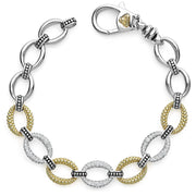 18K Yellow Gold Caviar Lux Collection Diamond Bracelet