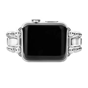 Sterling Silver Smart Caviar Collection Watch Bracelet