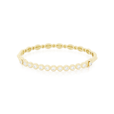 18K Yellow Gold Nutmeg Collection Diamond Bracelet