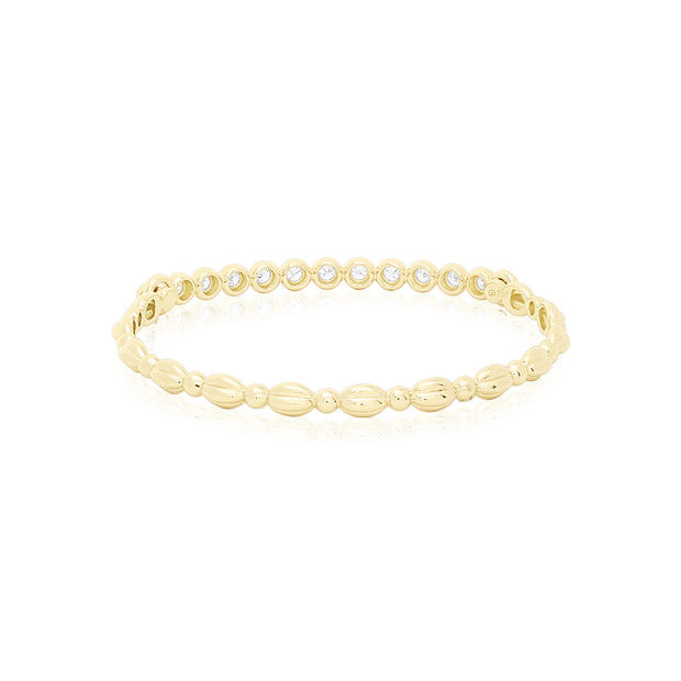 18K Yellow Gold Nutmeg Collection Diamond Bracelet