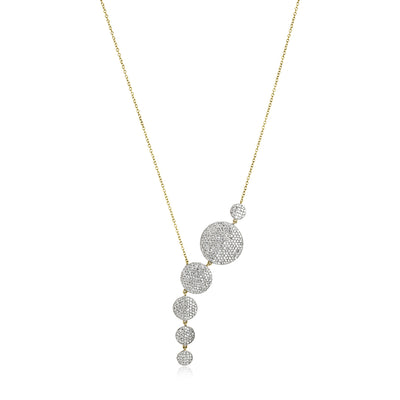 14K White and Yellow Gold Affair Collection Diamond Necklace