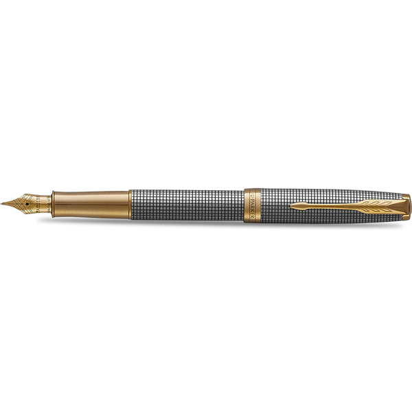 Durven Regan Maak leven Parker Sonnet Prestige Cisele with Gold Trim Fountain Pen - 18K – Pen  Boutique Ltd
